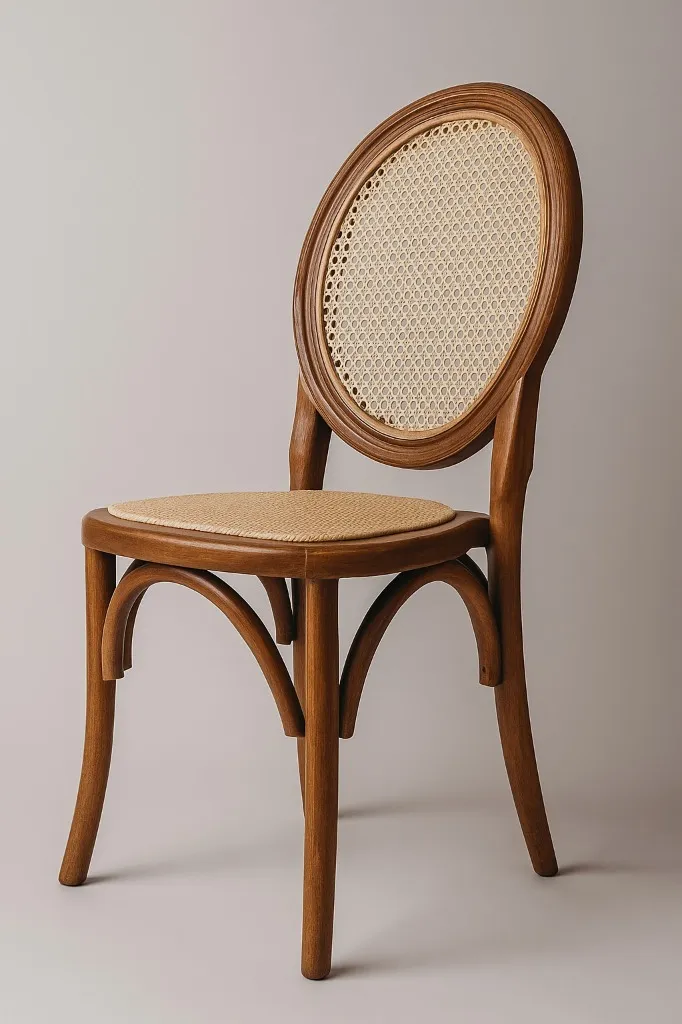 Silla de Madera con Bejuco